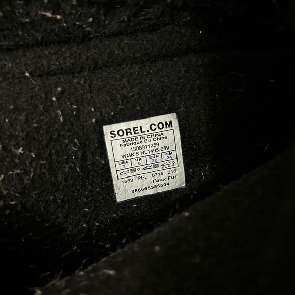 SOREL women’s winter boots size 7 - Picture 3 of 5